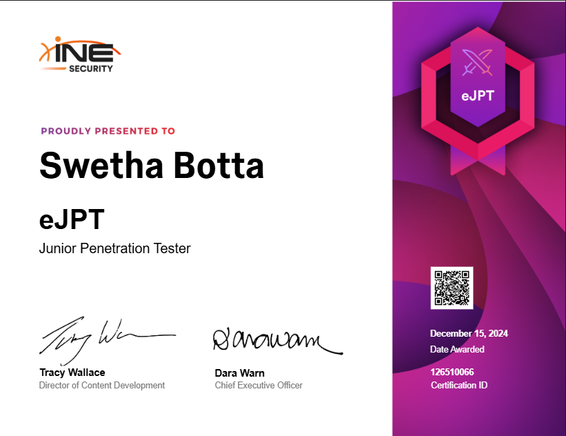 eLearnSecurity Junior Penetration Tester